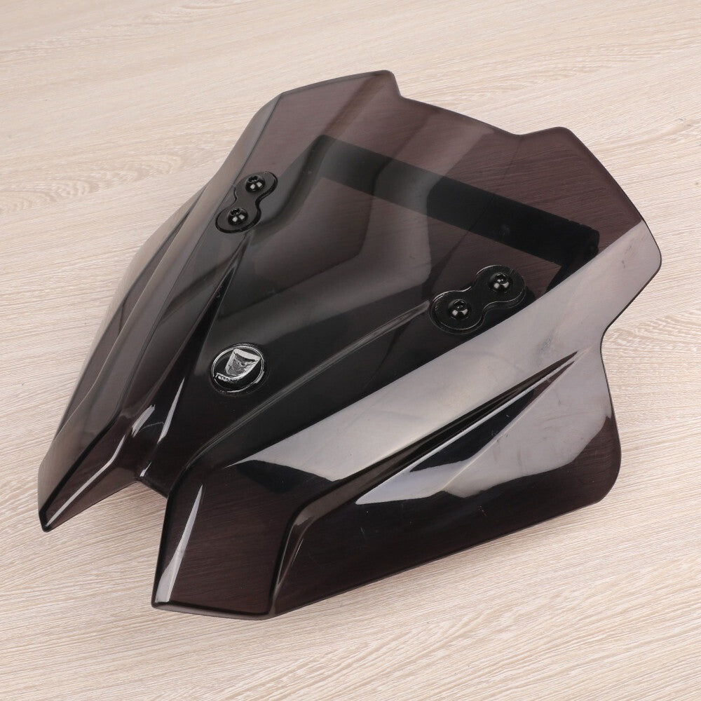 Windshield for Kawasaki Z650 (2017–2023) with GPS Sat Nav Extension Holder