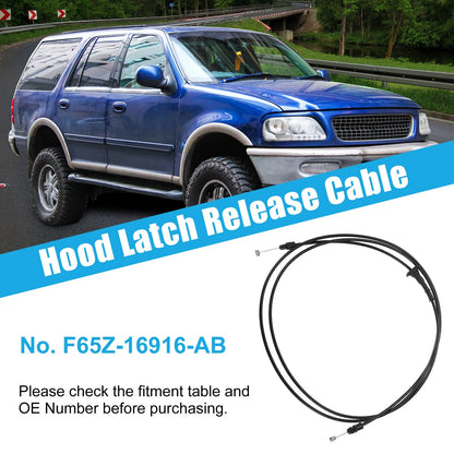 Hood Release Cable for Ford F-150, Expedition, Navigator (1997–2021)