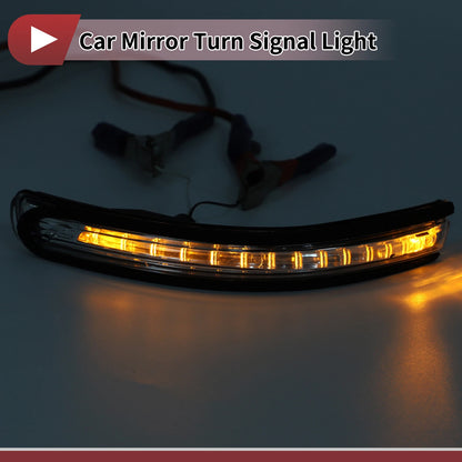 Left Mirror Turn Signal Light for KIA Rio Pride (2012–2016) No. 876141W000 Black Clear