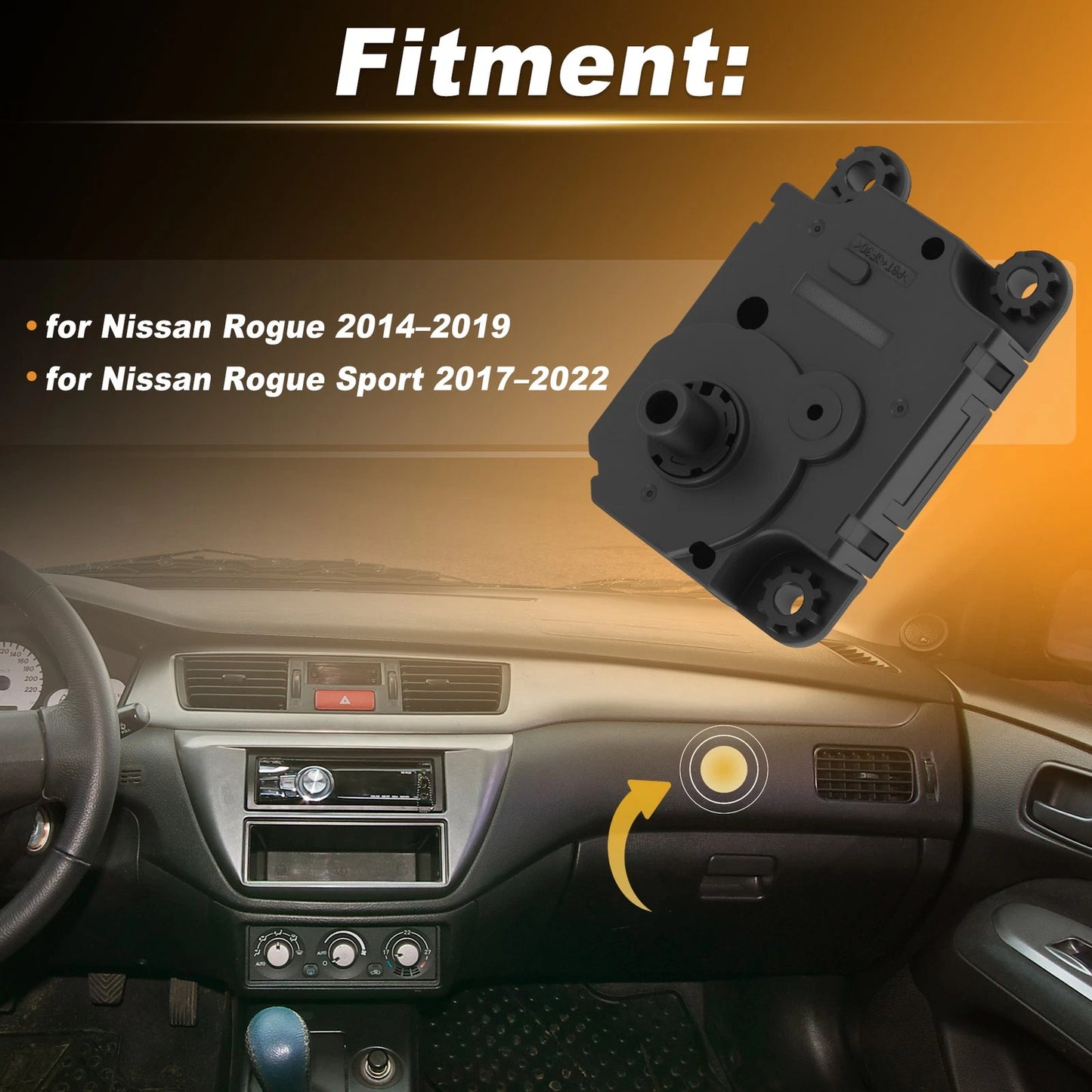 HVAC Heater Blend Door Actuator for Nissan Rogue (2014–2019) 277494BU0A