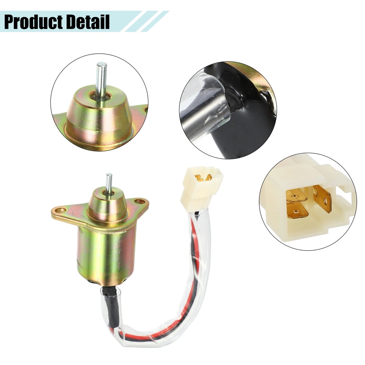 Fuel Shut Off Solenoid Valve for Yanmar 4TNV94L-SFN (No Year Specified)