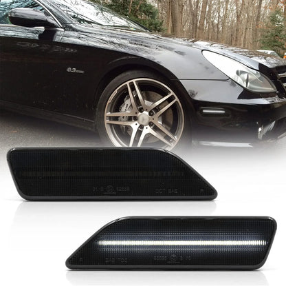 Smoked Led White Side Marker Light for Mercedes W219/C219 CLS (2006–2011)