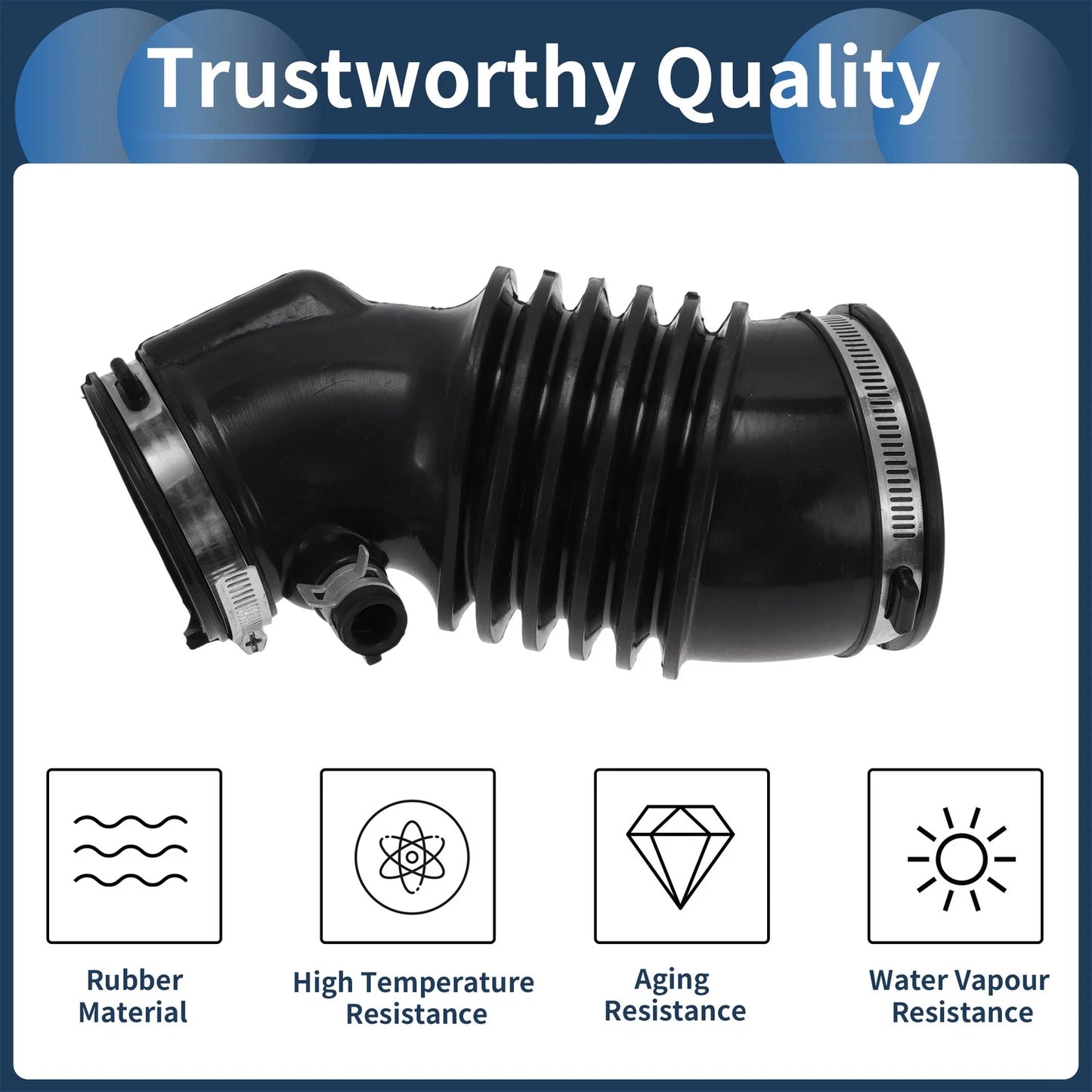 Engine Air Intake Hose for Honda Odyssey X-L Touring (No. 17228RGWA00) Rubber