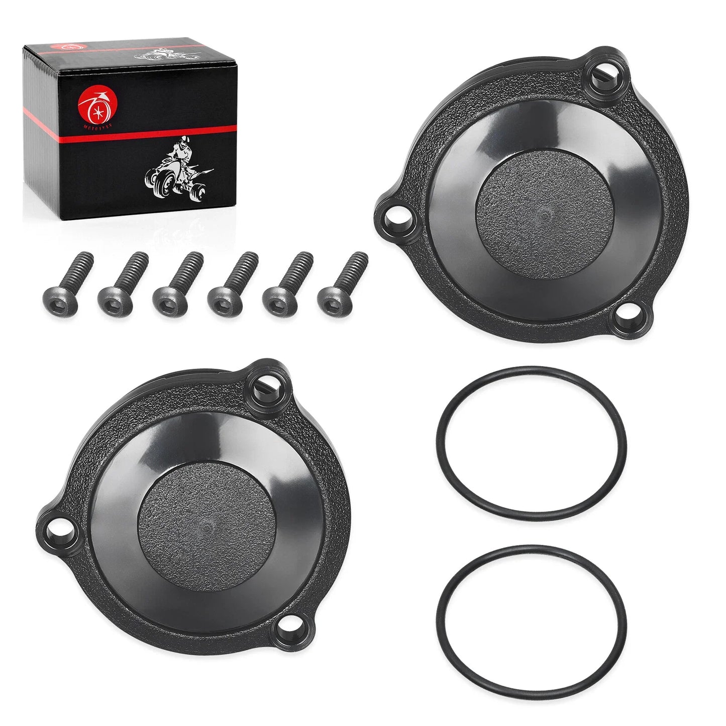 2 x Front Wheel Hub Cap for Polaris Magnum Scrambler Sportsman (2002-2007)