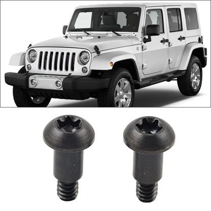 Torx Soft Top Bow Roll Bar Bracket Mounting Screws for Jeep Wrangler (97-17)