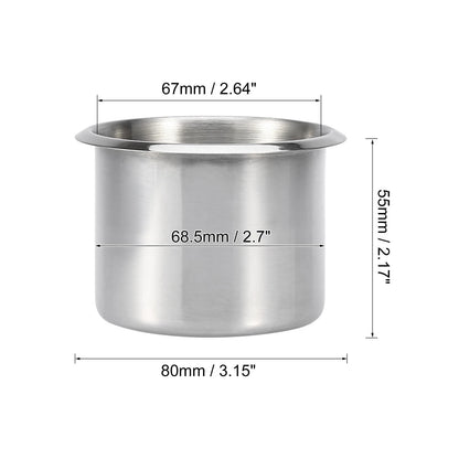 2X Stainless Steel Universal Cup Drink Holder for Marine Boats RVs