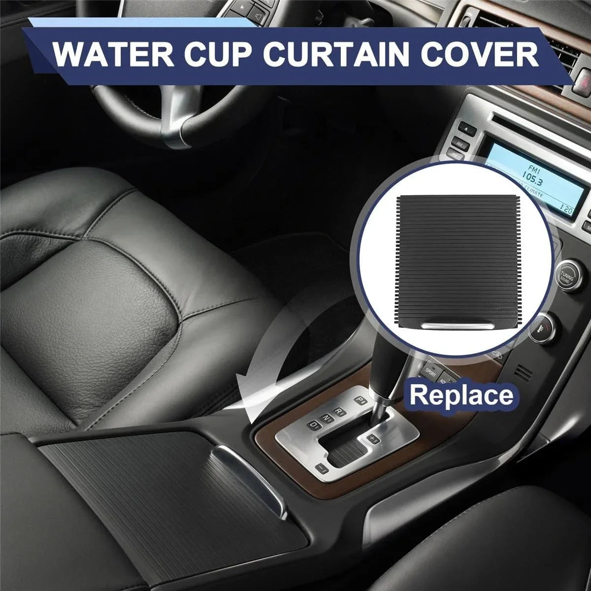 Center Console Sliding Cover for Volvo S80 / V70 / XC70 (2006–2016)