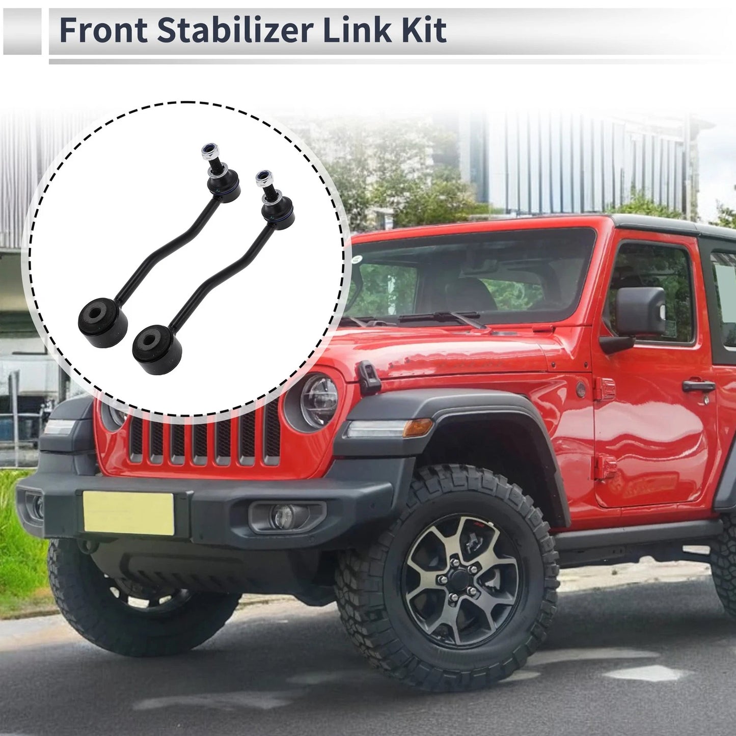Set of 2 Front Stabilizer Bar Links for Jeep Gladiator (2020–2022) No. 68293033AB/K700908