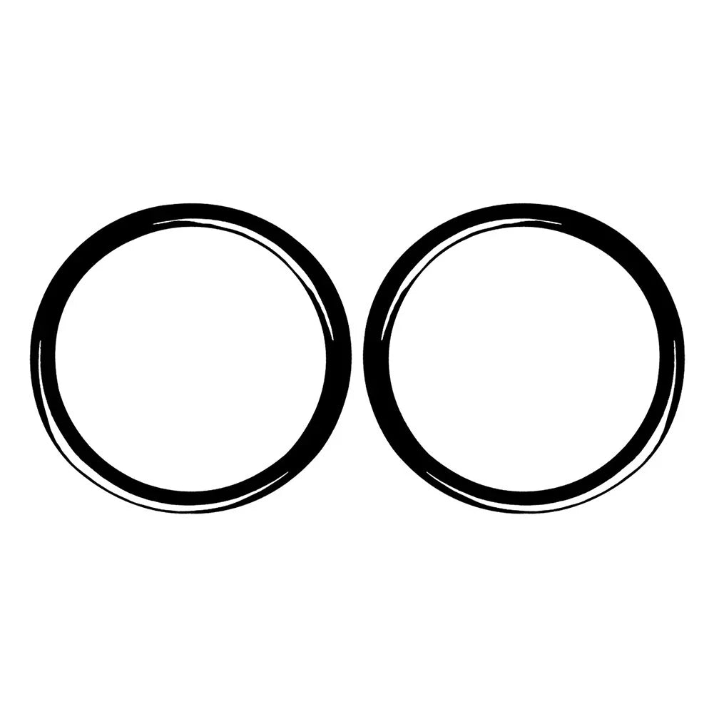 Door Speaker Ring Cover Trim for BMW 3 Series E36 (1991-1999) Black