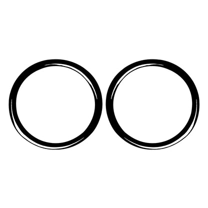 Door Speaker Ring Cover Trim for BMW 3 Series E36 (1991-1999) Black