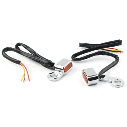 Amber LED Turn Signal Indicators for Harley Touring Electra Glide (09-17)