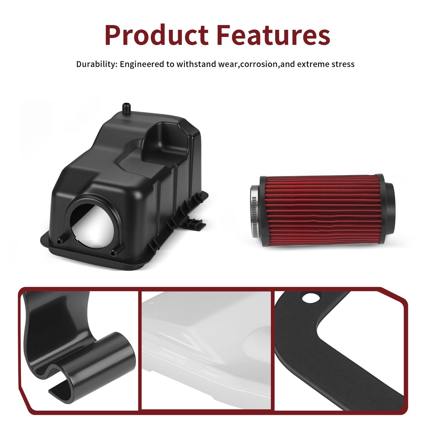 Air Filter Box Kit for Polaris Sportsman 500 4x4 RSE HO (2001)