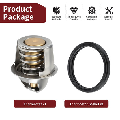 Thermostat & Gasket for Kawasaki Ninja 250R (1986–2007) Eliminator 250 (1988–1994)