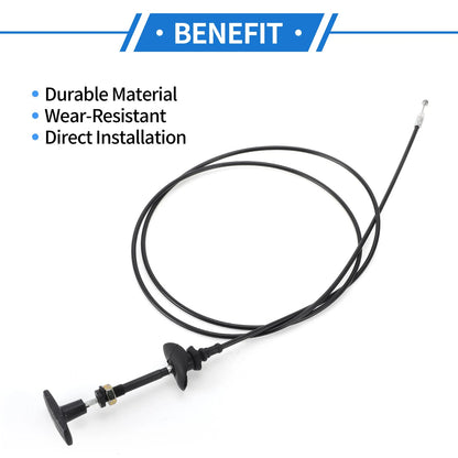Hood Release Cable No.B25D56720 for Mazda Protege (1999–2003)