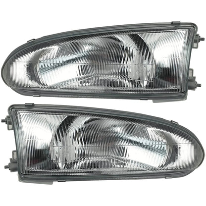 1 Pair Headlight Glass Lens for Proton Arena Jumbuck Satria Wira Persona (2000-2007)