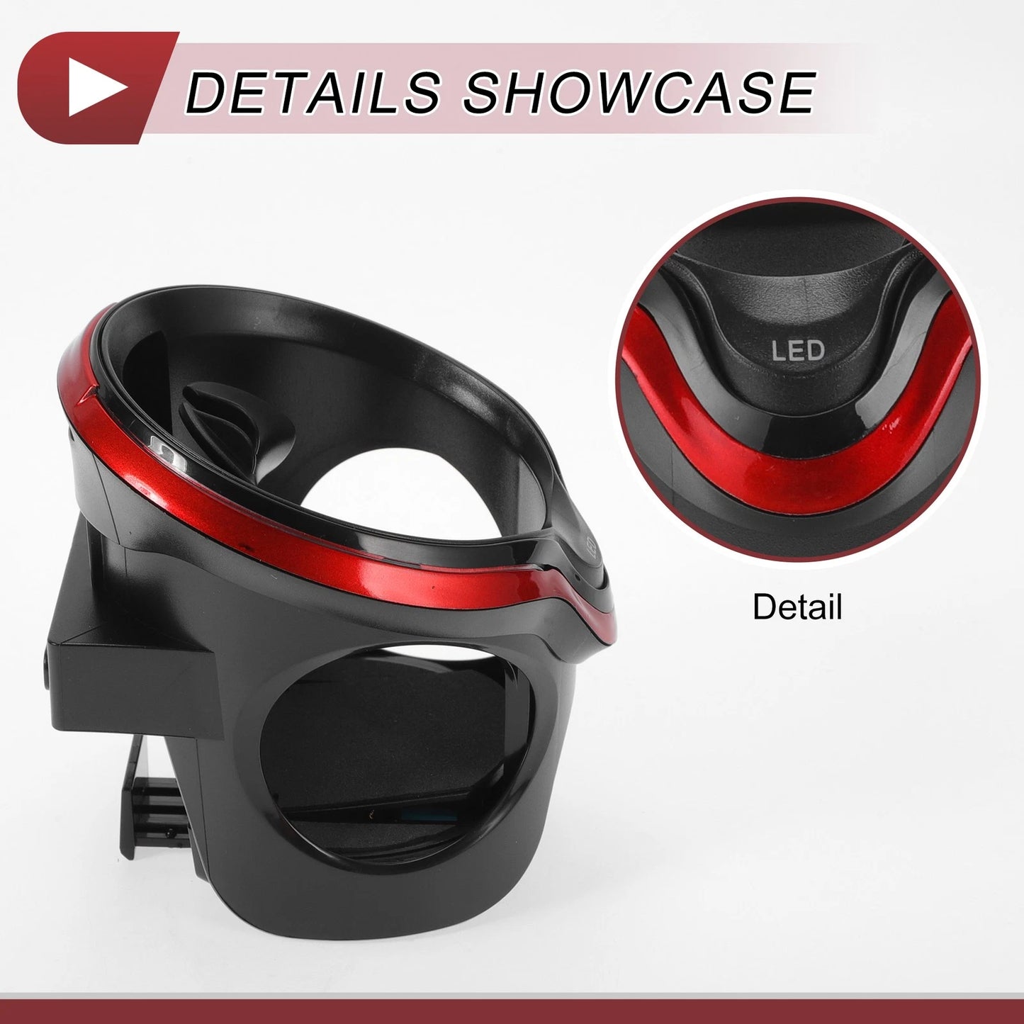 Cup Holder with LED Light for Most Vehicles (Universal Fit)