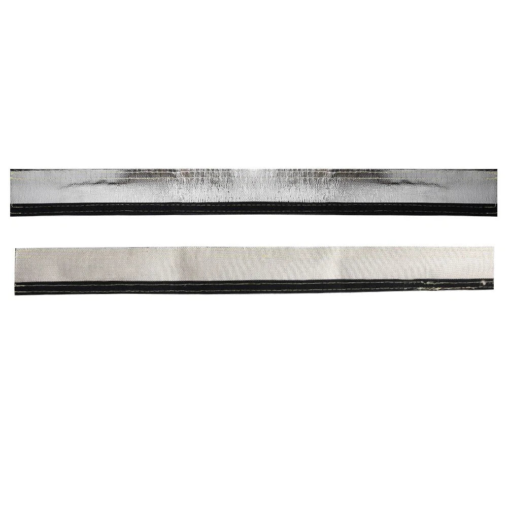 1M Metallic Heat Shield Sleeve Insulated Wire Hose Cover Wrap Loom Tube 12mm Dia