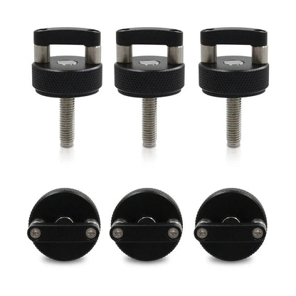 Black Hard Top Quick Release Bolts for Jeep Wrangler JK & Gladiator JT (2007-2018)