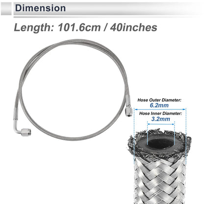 AN-3 Turbo Oil Feed Line Kit for Universal Applications (3.33ft)
