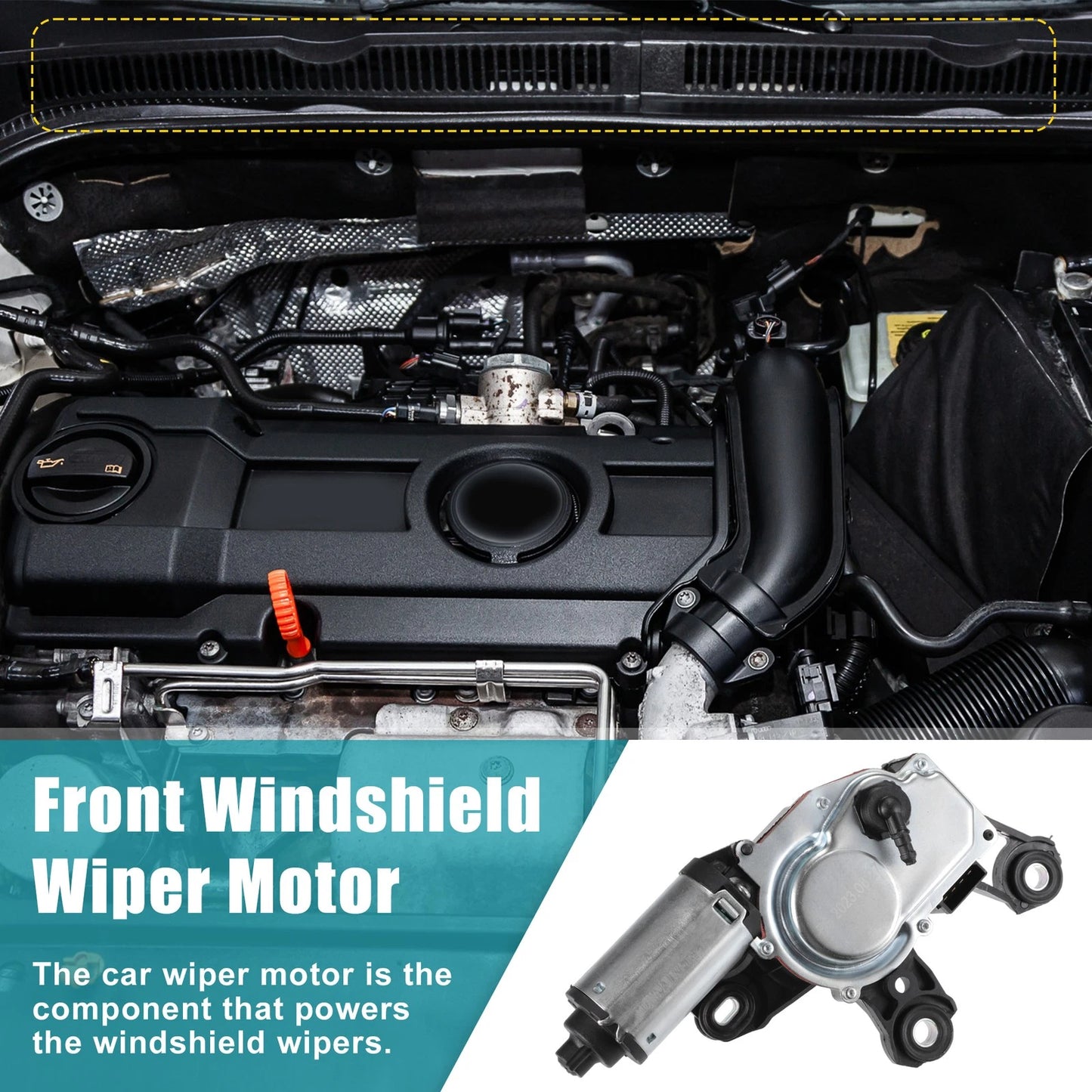 Rear Windshield Wiper Motor No. 8E9955711E for Audi A3 (2006–2013)