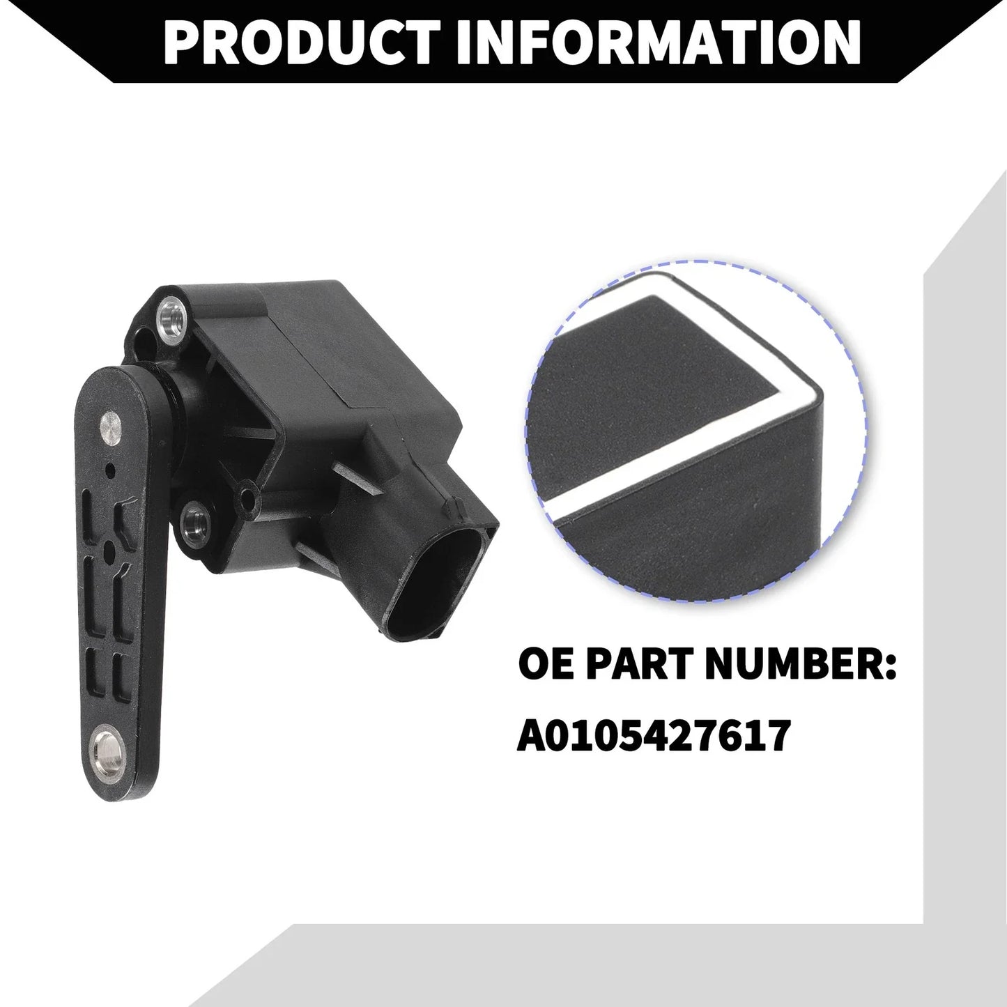 Suspension Ride Height Level Sensor for Mercedes E 320 (2003-2005) 2 x Pcs