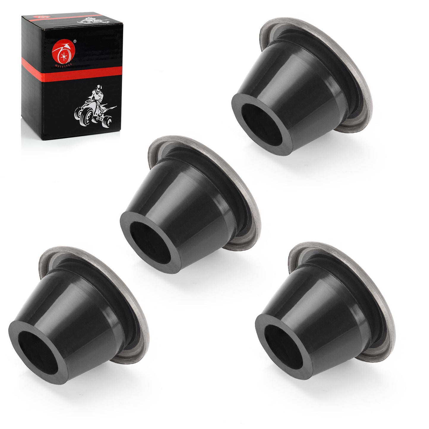 Set of 4 Handlebar Rubber Mount Bushings for Honda CRF450R (2002–2023)
