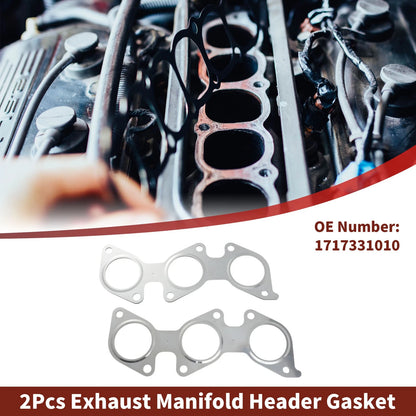 2X Exhaust Manifold Header Gasket for Toyota Tacoma (2006–2014) No. 1717331010