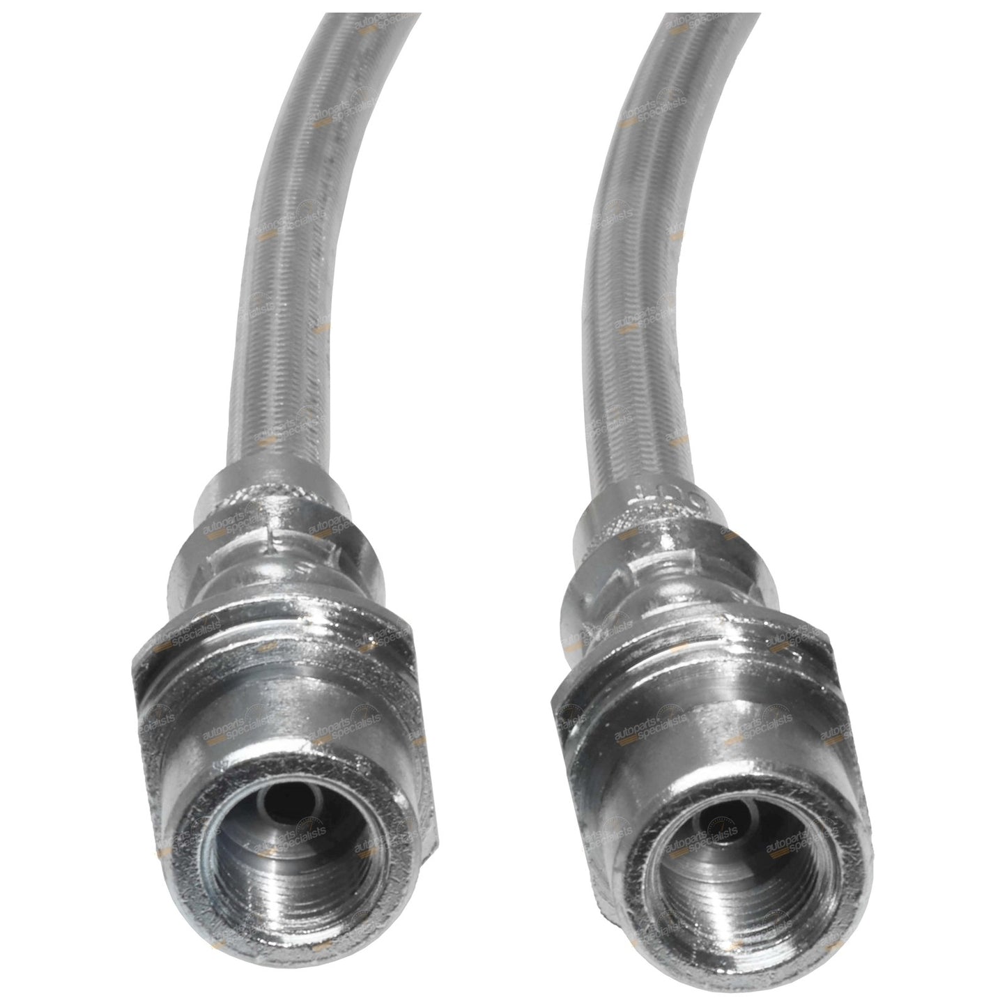 Front Extended Stainless Steel Braided Brake Hoses for Hilux (2015–2019)