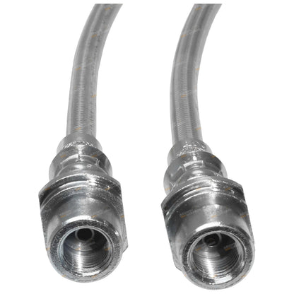 Front Extended Stainless Steel Braided Brake Hoses for Hilux (2015–2019)