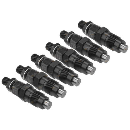 Set of 6 Diesel Fuel Injectors for Toyota HZJ105 HZJ75 HZJ78 HZJ79 (1990–2007)