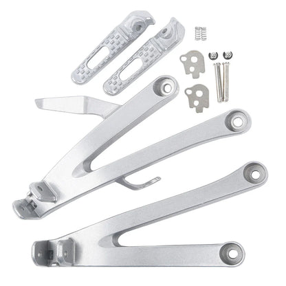 Rider Driver & Passenger Footrests Footpegs for Honda CBR600RR (2007-2025)