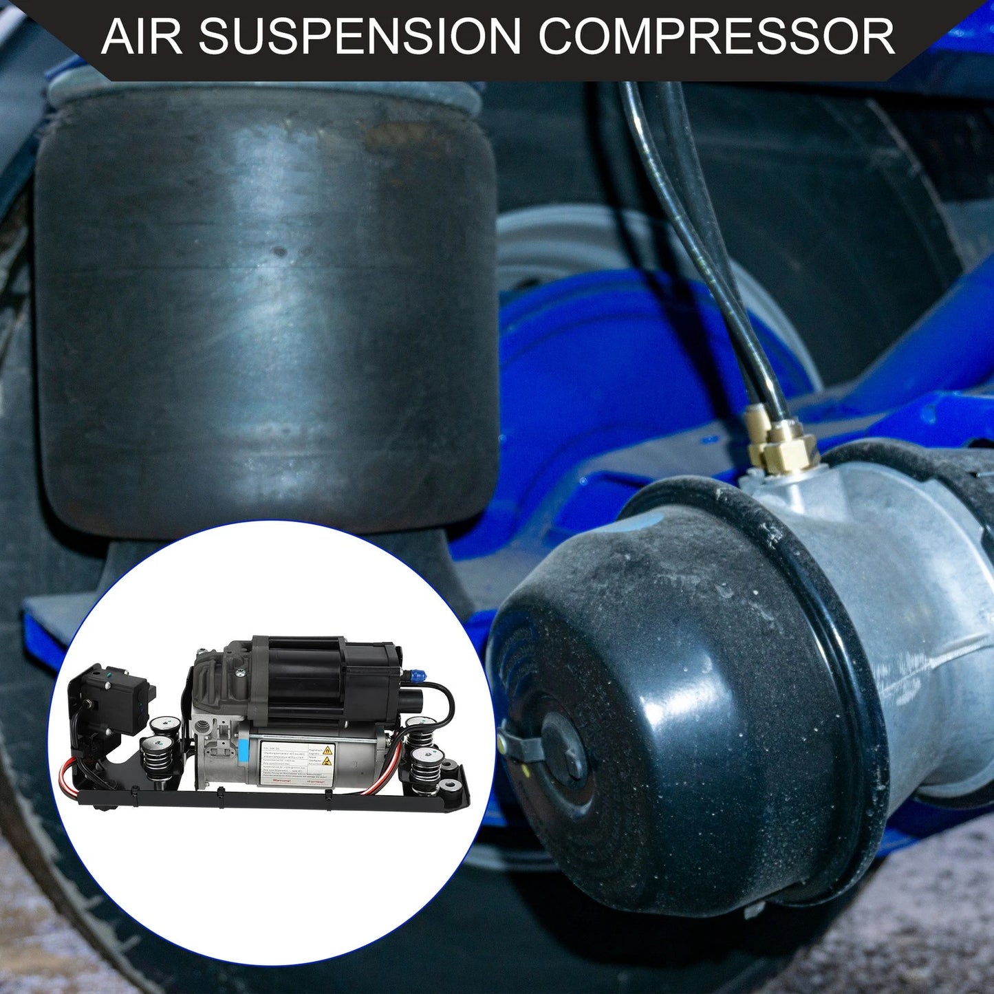 Air Suspension Compressor with Bracket for BMW 535i GT (2014–2017) No.37206875176