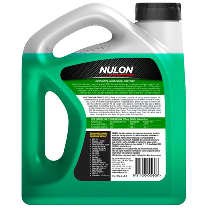 2.5L Green Premium Long Life Coolant 100% Concentrate AF/AB LL
