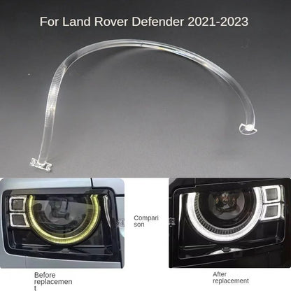 Set of 2 LED Headlights with DRL Halo for Land Rover Defender L663 (2020–2023)