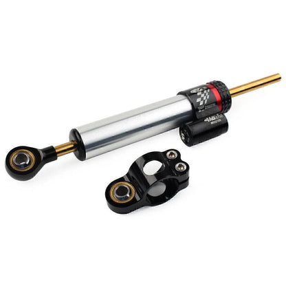 250mm Steering Damper Stabilizer for Motorcycle - Silver