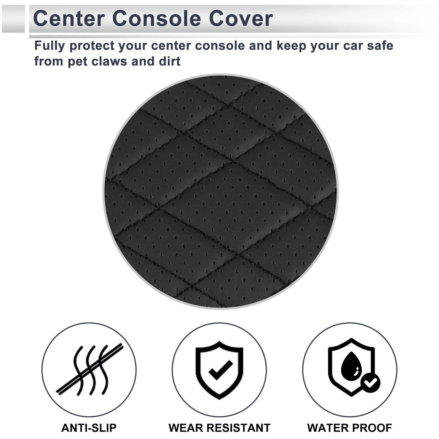 Center Console Cover with Storage Bag for BMW 5 Series (2018–2023)