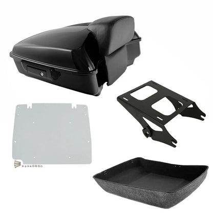 Trunk Backrest Mount Rack Base Plate for Harley Touring (2014-2025)