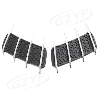 Universal Motorcycle Large Side Knee Pads Windshield Deflector (All Years)