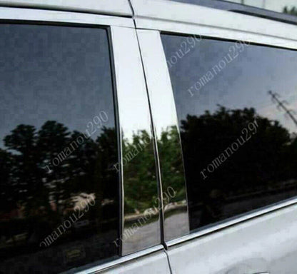 Chrome Window Strips Pillar Post Covers for Toyota Sienna (2011–2020)