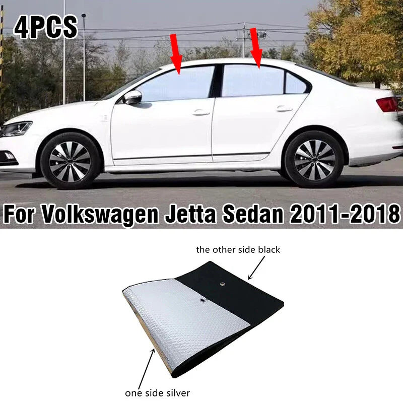 Sunshade 4 pcs for Volkswagen Jetta Sedan (2011–2018)