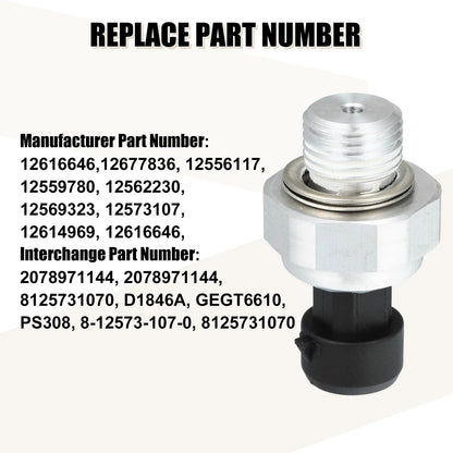 Engine Oil Pressure Sensor for Buick, Cadillac, Chevy (2000-2023)