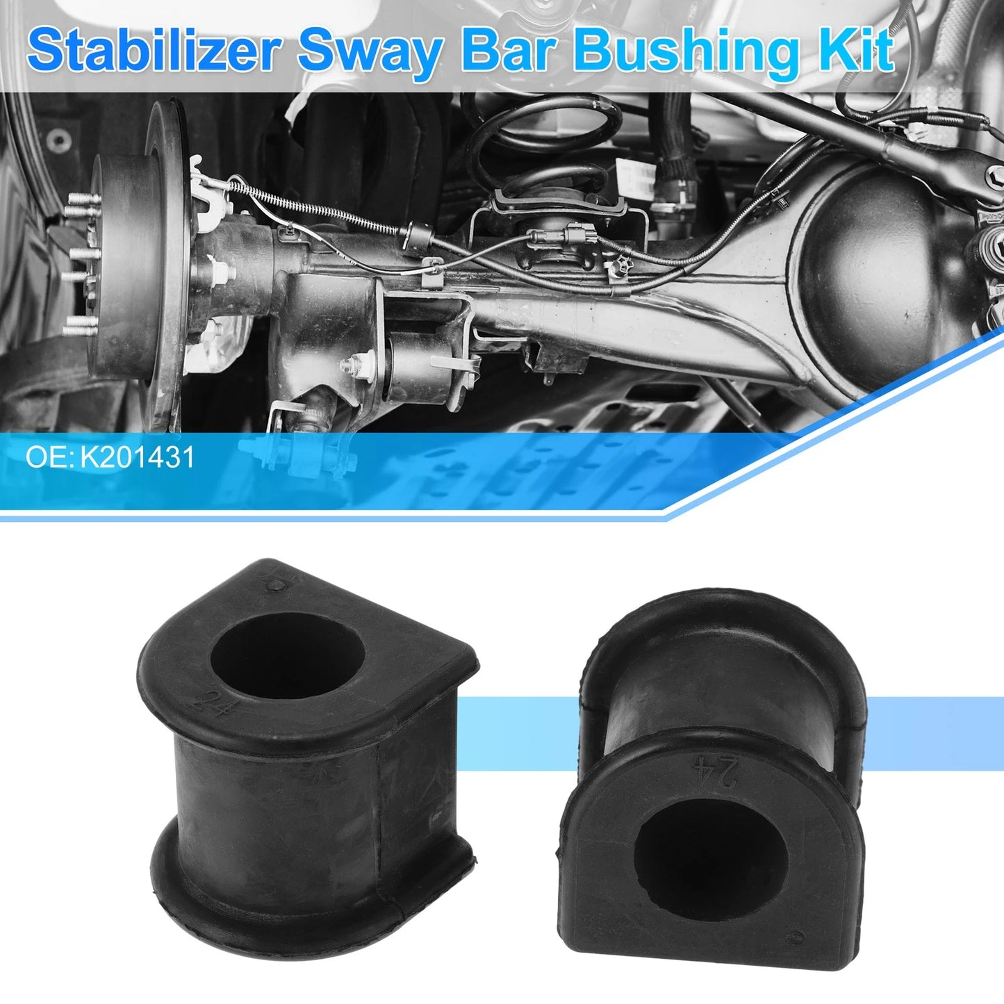 Stabilizer Sway Bar Bushing Kit No.K201431 for Toyota RAV4 (2001–2005)