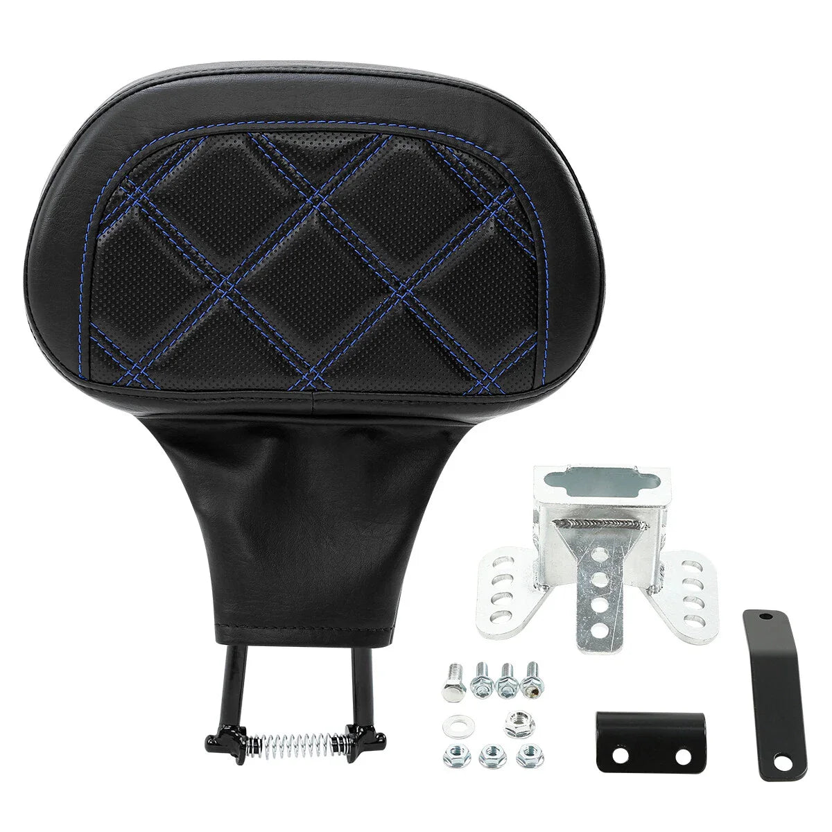 Driver Backrest Pad for Harley Touring Street Road Glide (1988-2023) Black