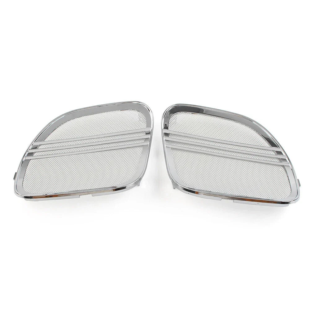 Chrome Speaker Grills Cover Trim for Harley Road Glide (2015-2022)