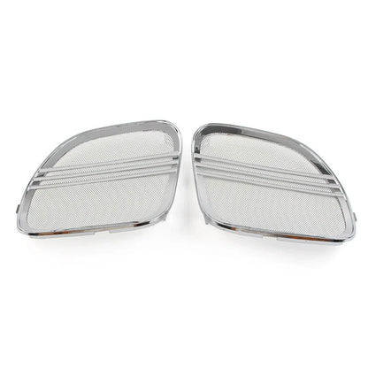Chrome Speaker Grills Cover Trim for Harley Road Glide (2015-2022)