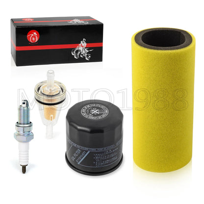 Air Filter & Oil Filter & Spark Plug for Yamaha Rhino YXR660 (2004–2007)