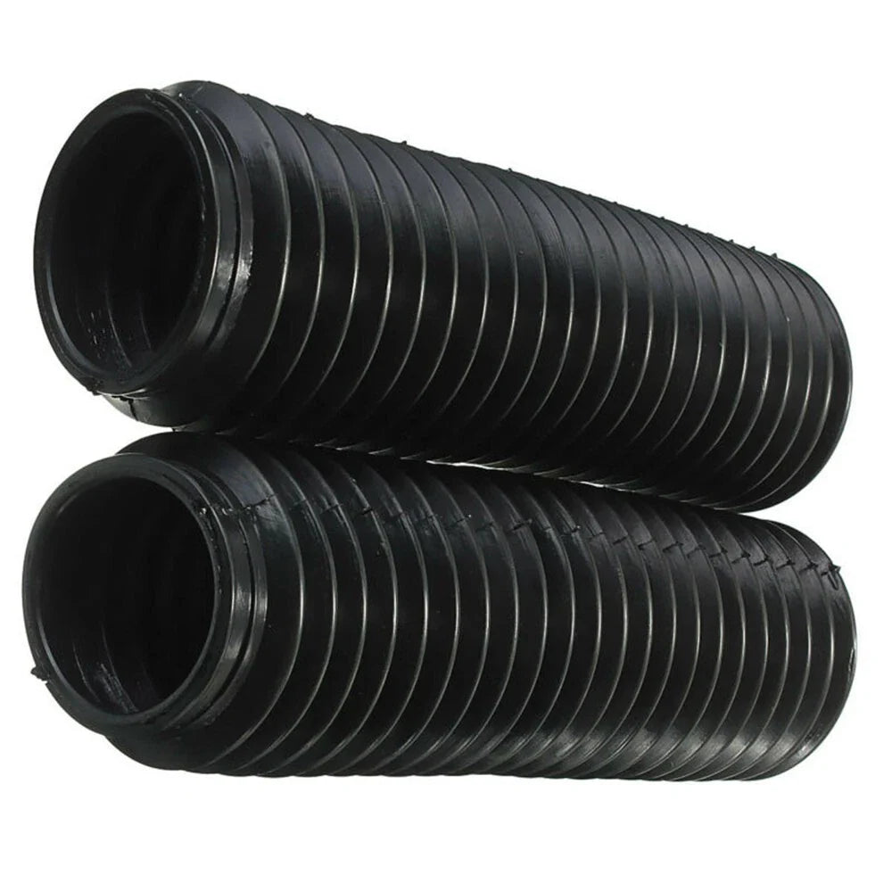 2 x Motorcycle Rubber Fork Gaiters Protector Shock Front Boots for CQR Model