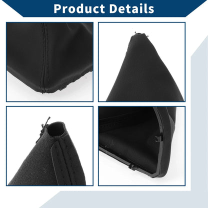 Gear Shift Gaiter Black Leather for BMW E60 E61 (2004-2008)