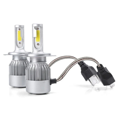 LED Headlight Bulbs Hi/Lo Beam Conversion Kit for Car H4