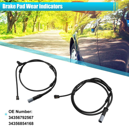 Front & Rear Brake Pad Wear Sensor for BMW X6 X5